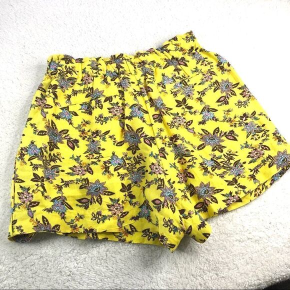 ANTHROPOLOGIE HIGH WAIST SELF TIE BELT PLEATED FRONT LINEN BLEND SHORTS NWT - Picture 5 of 10
